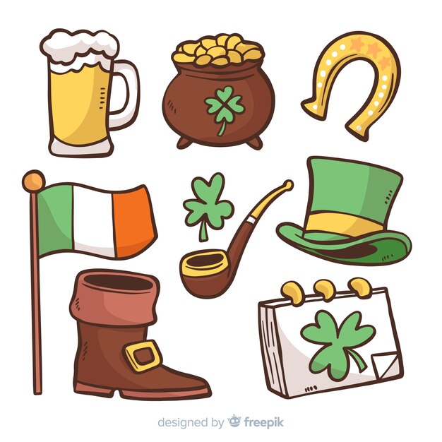 Colección de artículos del día de san patricio