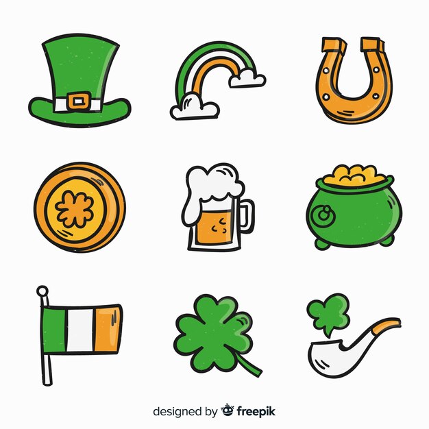 Colección de artículos del día de san patricio