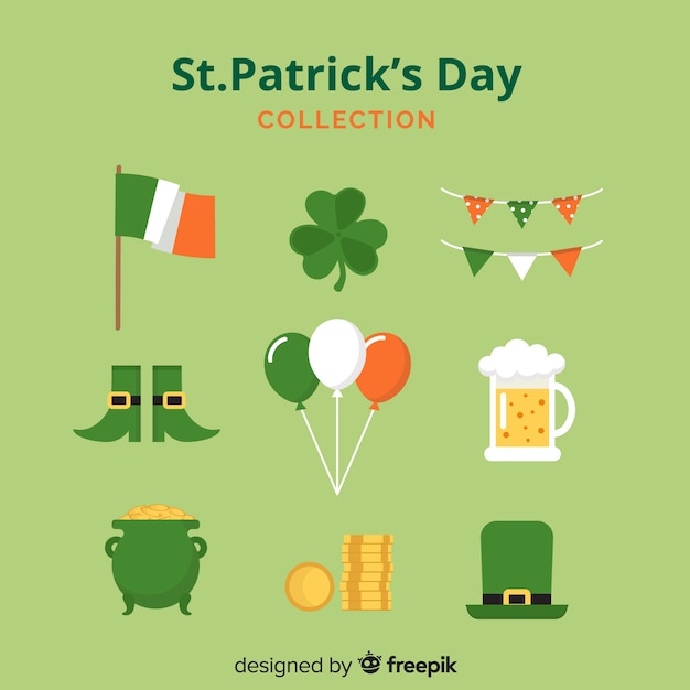 Colección de artículos del día de san patricio