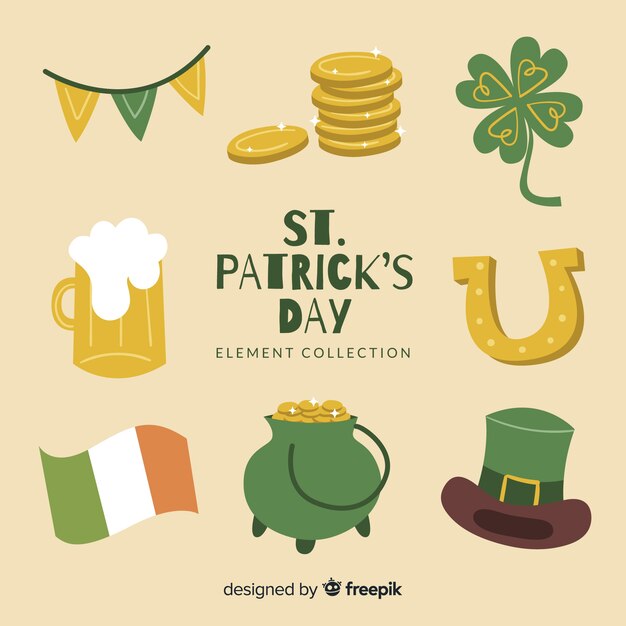 Colección de artículos del día de san patricio