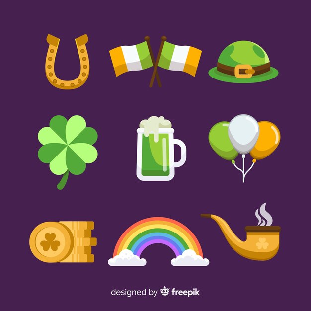 Colección de artículos del día de san patricio
