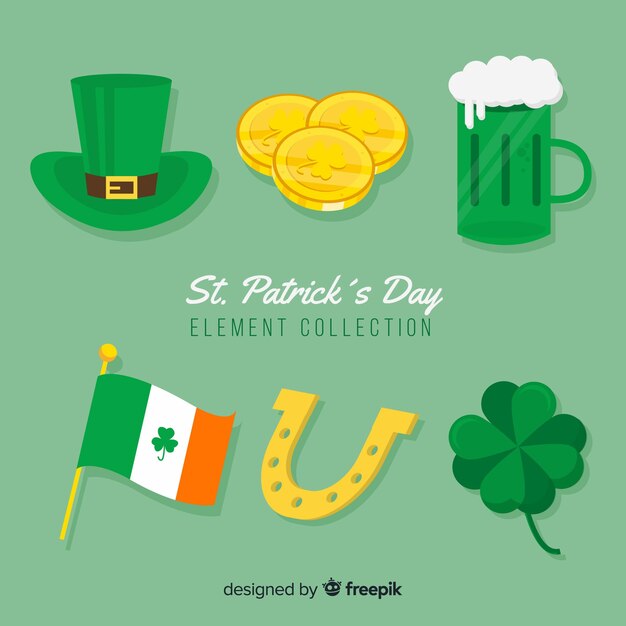Colección de artículos del día de san patricio