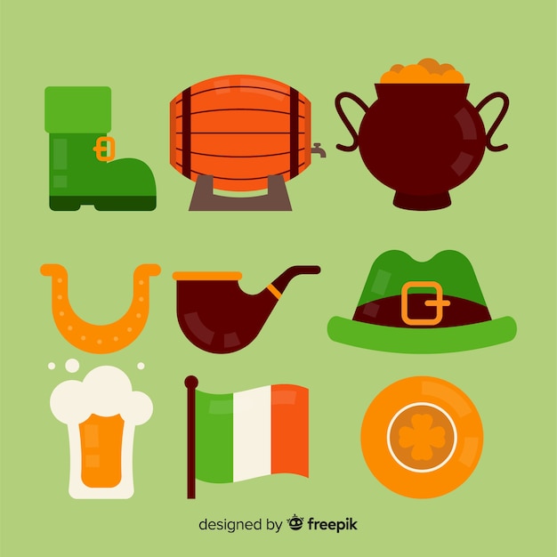 Colección de artículos del día de san patricio