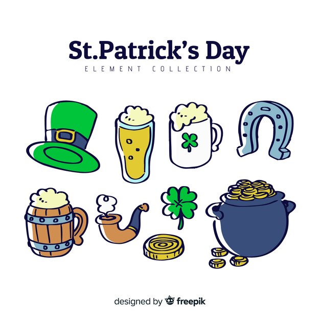 Colección de artículos del día de san patricio