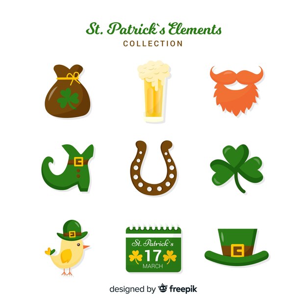 Colección de artículos del día de san patricio