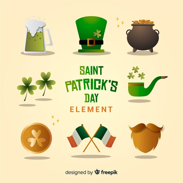 Colección de artículos del día de san patricio