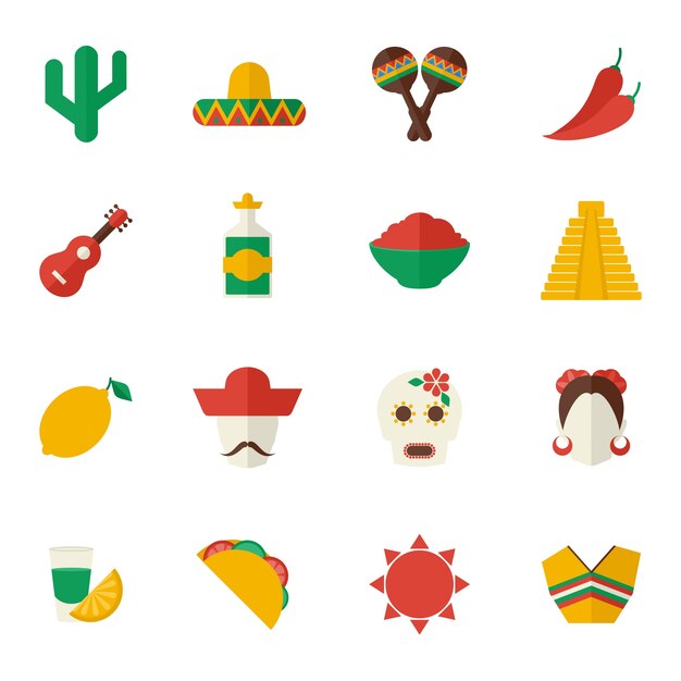 Colección de artículos mexicanos
