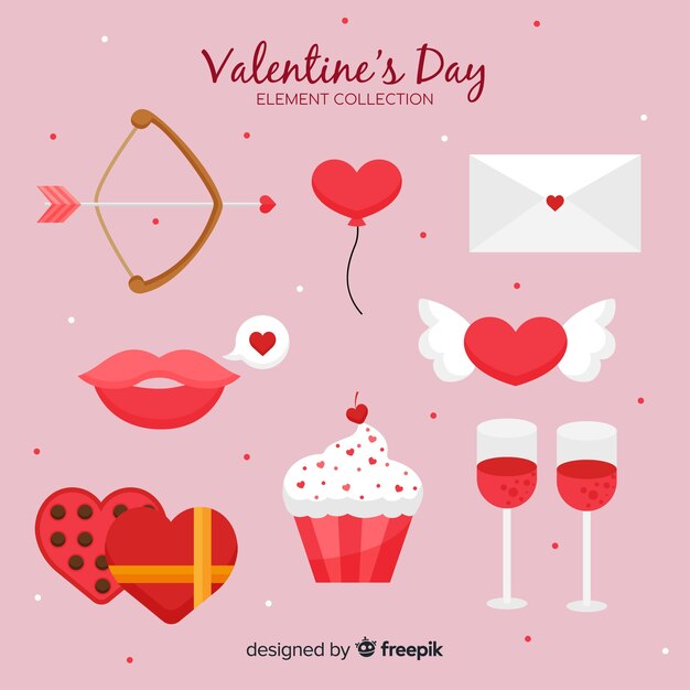 Colección de artículos de san valentín