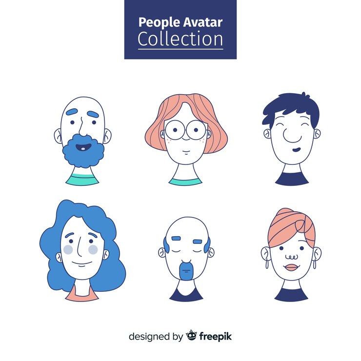 Vector gratuito colección de avatares de personas