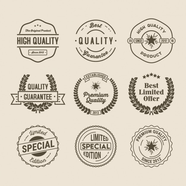 Colección de badges