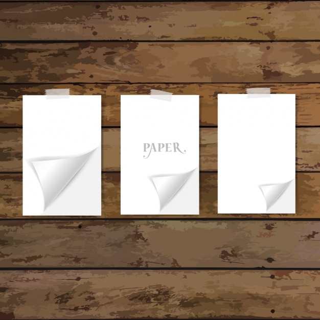 Colección de banners de papel