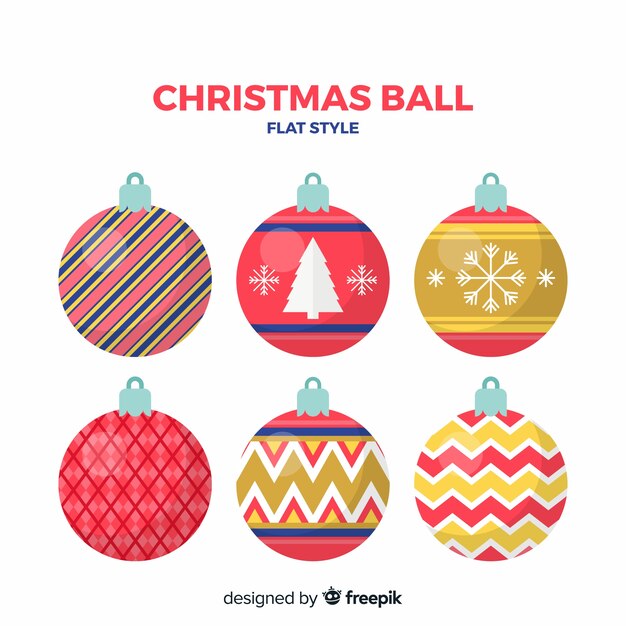 Colección de bolas de navidad