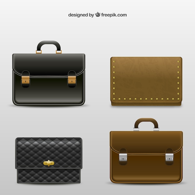 Vector gratuito colección bolsas