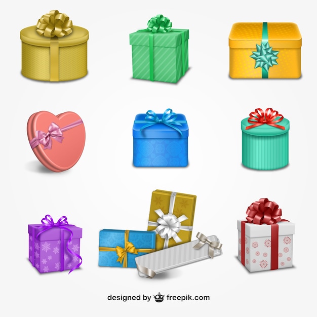 Colección de cajas de regalo