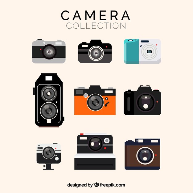 Colección de cámaras variadas