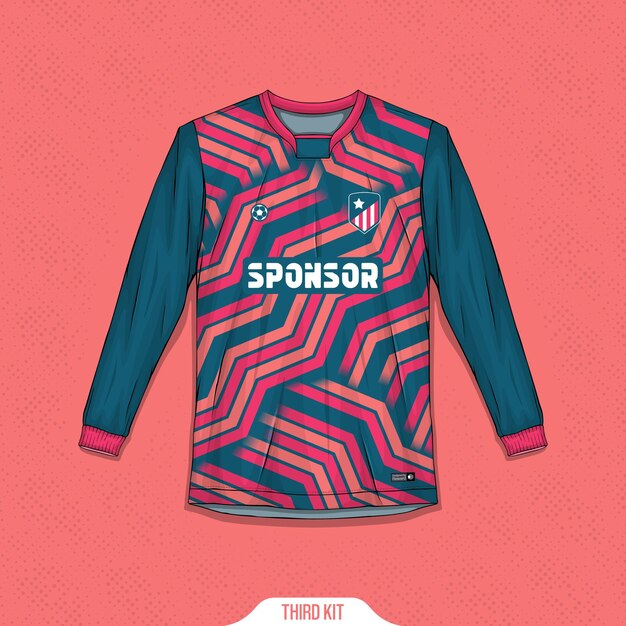 Colección de camisetas deportivas - Kit de fútbol para sublimación