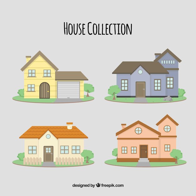 Colección de casas lindas