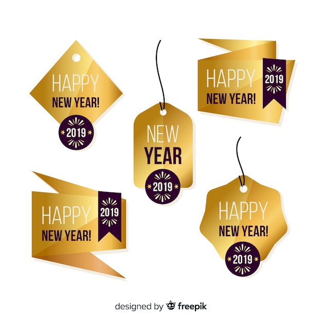 colección chapas doradas año nuevo
