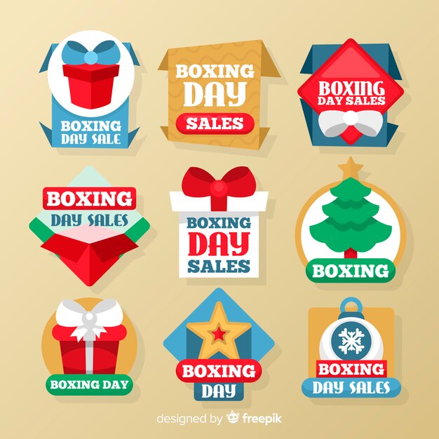 Colección de chapas de rebajas boxing day