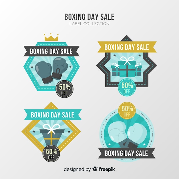 Colección de chapas de rebajas boxing day