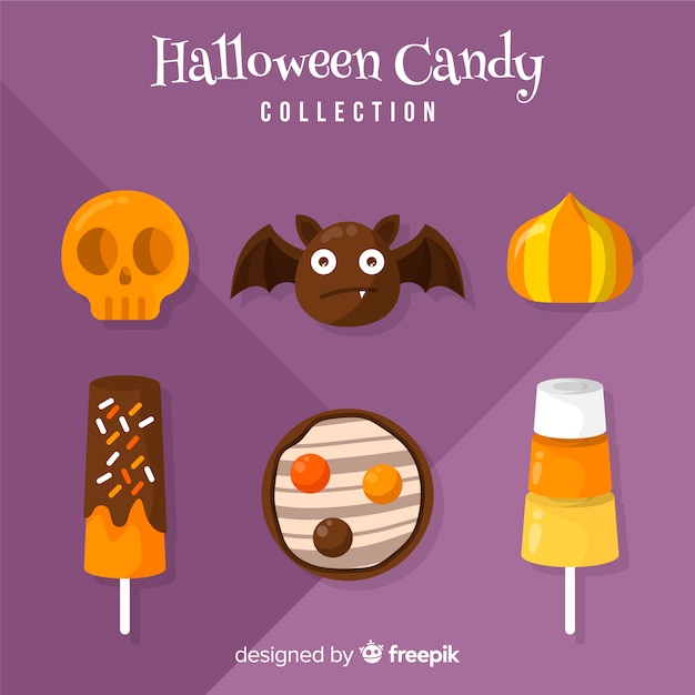 Colección de chuches de halloween