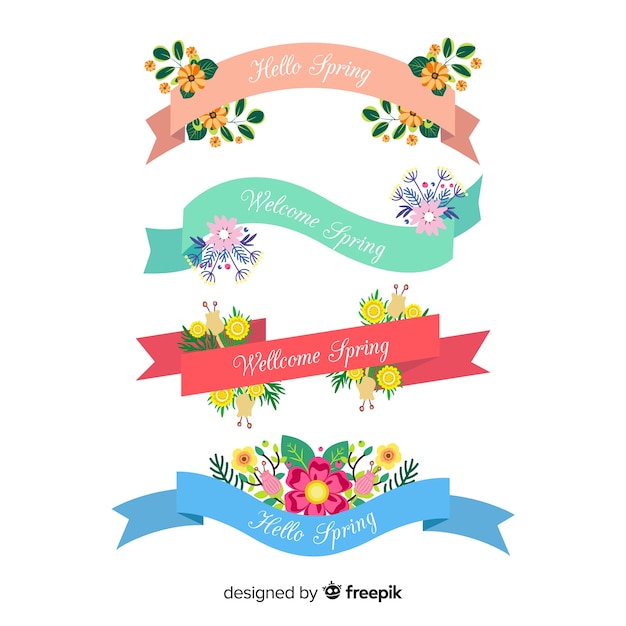 Colección cintas florales primavera