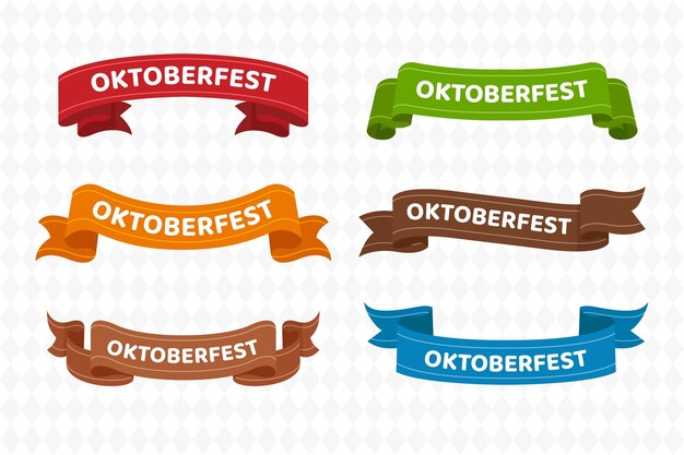 Colección de cintas de Oktoberfest