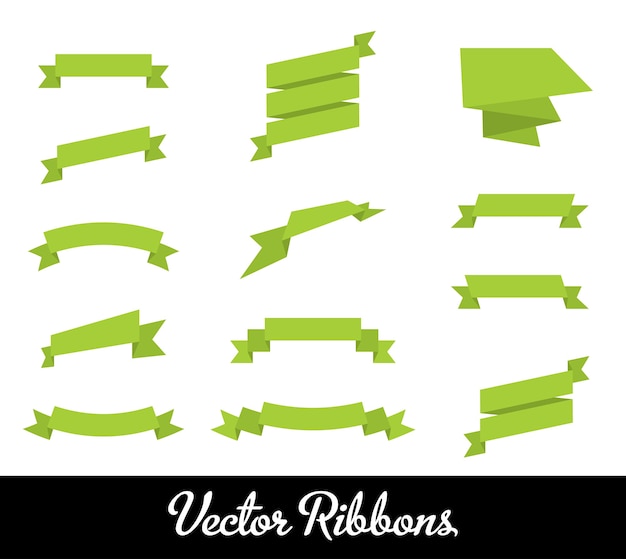 Colección de cintas vectoriales
