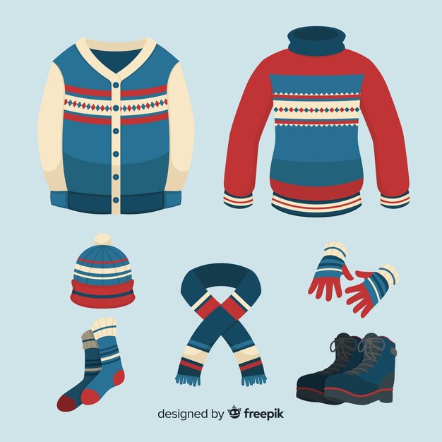 Colección clásica de ropa de invierno