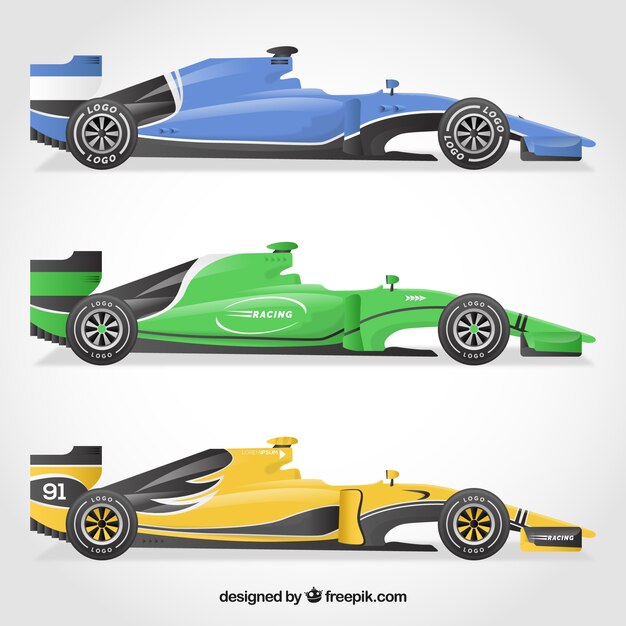 Colección de coches de formula 1
