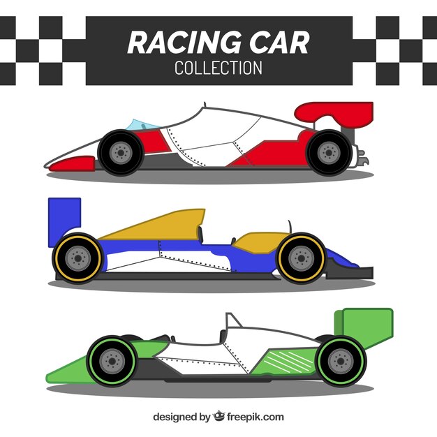 Colección de coches de formula 1