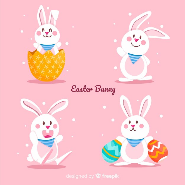 Colección conejito del día de pascua