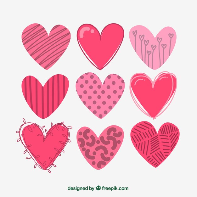 Colección de corazones 