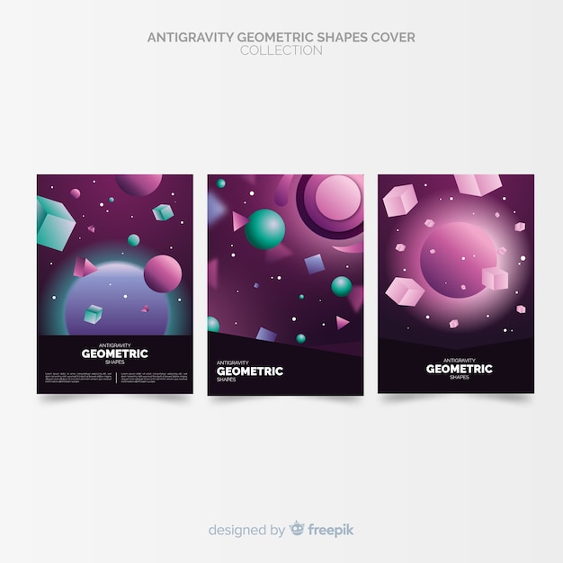 Colección covers formas geométricas antigravedad