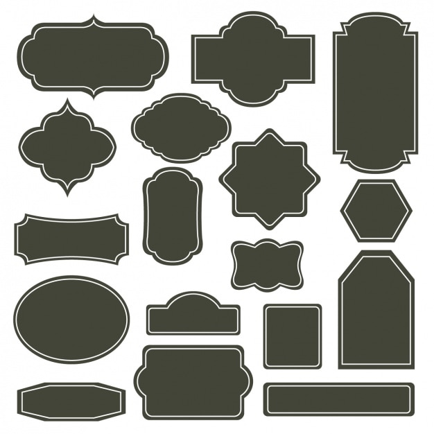 Vector gratuito colección de cuadros