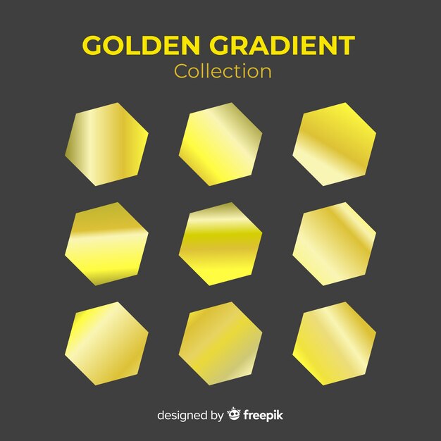 Colección degradado dorado