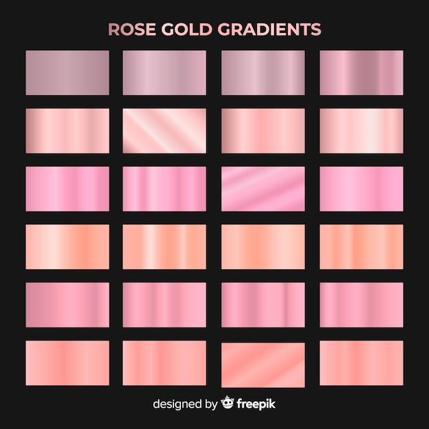 Colección degradado oro rosa