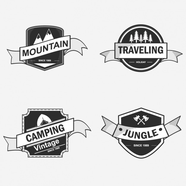 Vector gratuito colección de diseños de badges