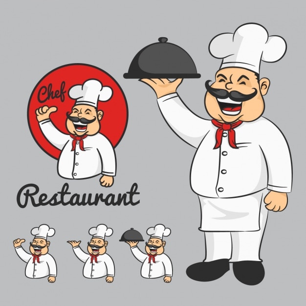 Vector gratuito colección de diseños de chef