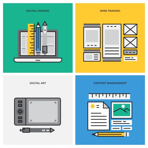 Colección de diseños de diseño gráfico