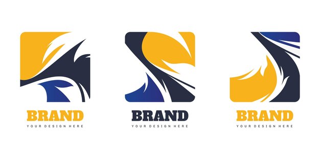 Colección de diseños de logotipos corporativos