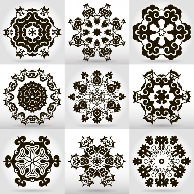 Colección de diseños de mandala