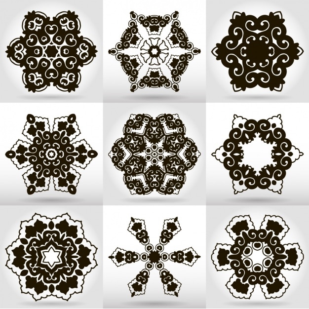 Colección de diseños de mandala