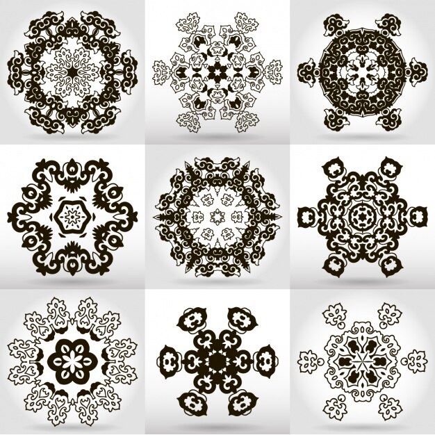 Colección de diseños de mandala