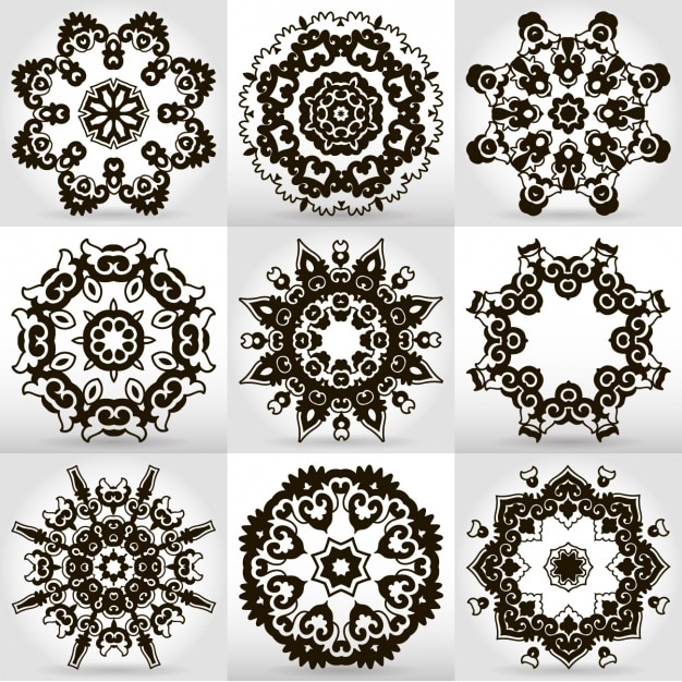 Colección de diseños de mandala