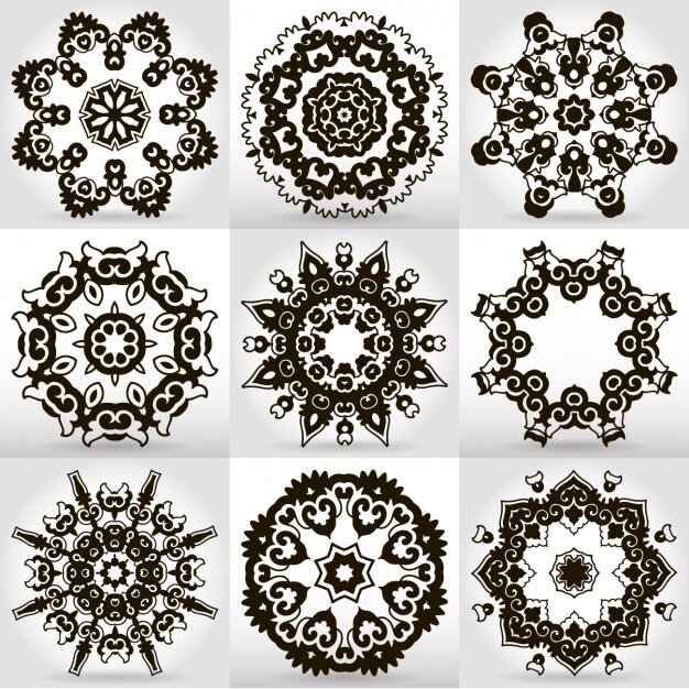 Colección de diseños de mandala