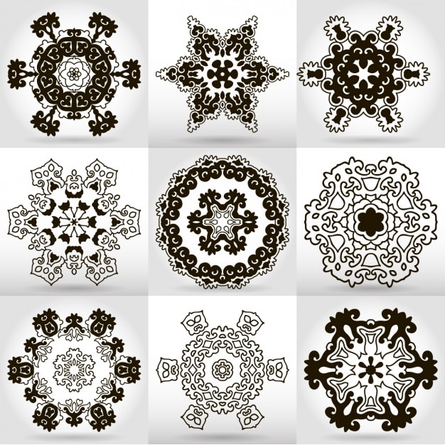 Colección de diseños de mandala