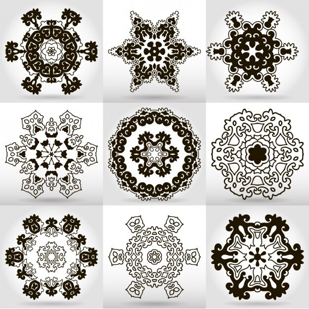 Colección de diseños de mandala