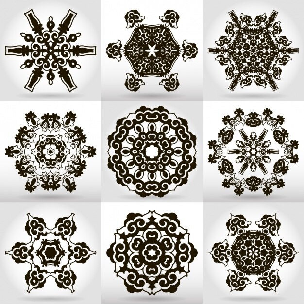 Colección de diseños de mandala