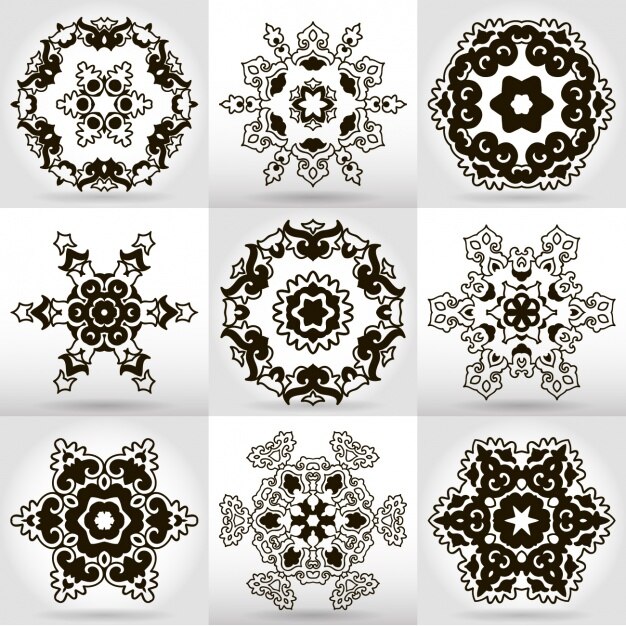 Colección de diseños de mandala